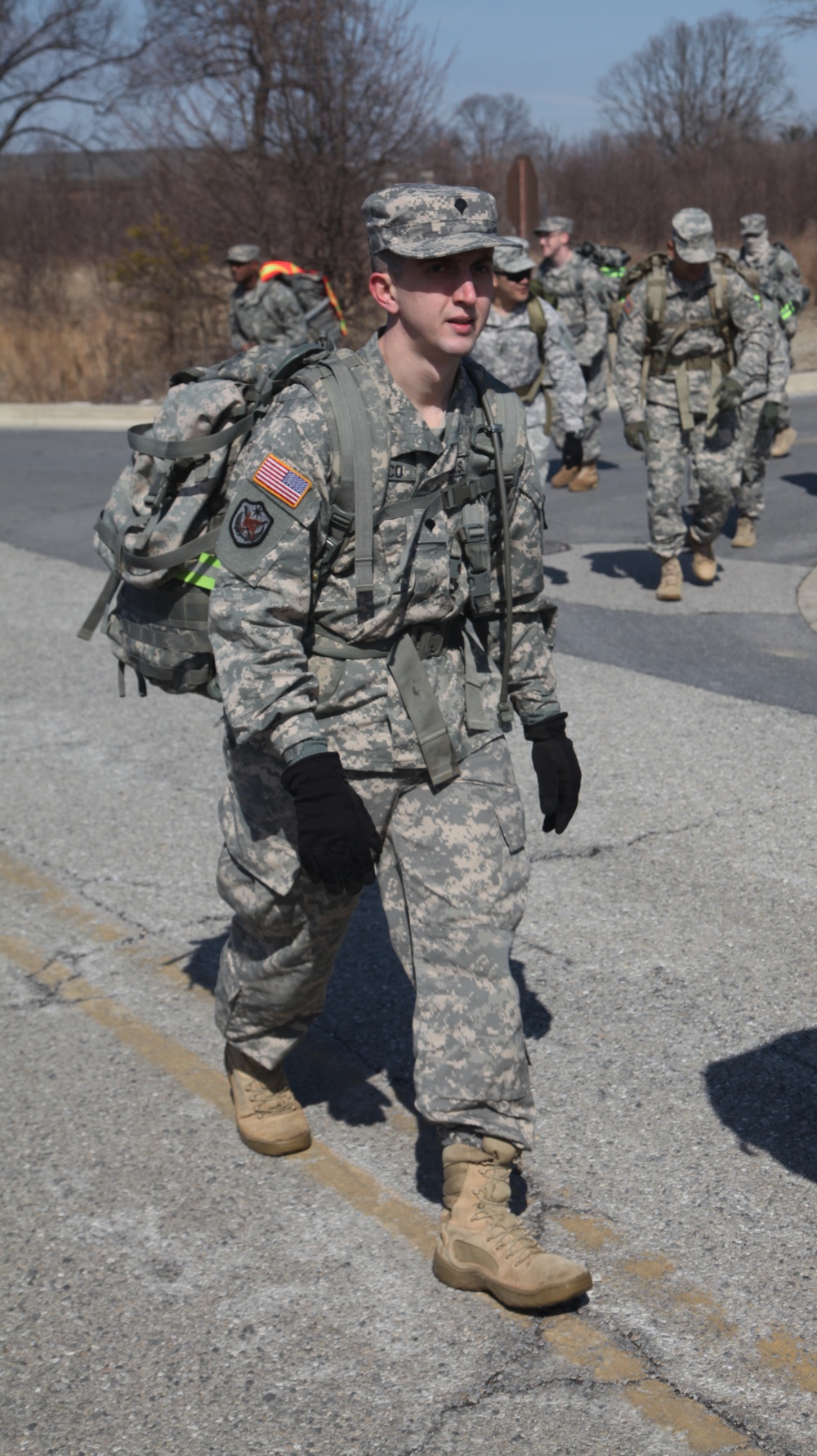 55th Signal Company (Combat Camera) Ruck March