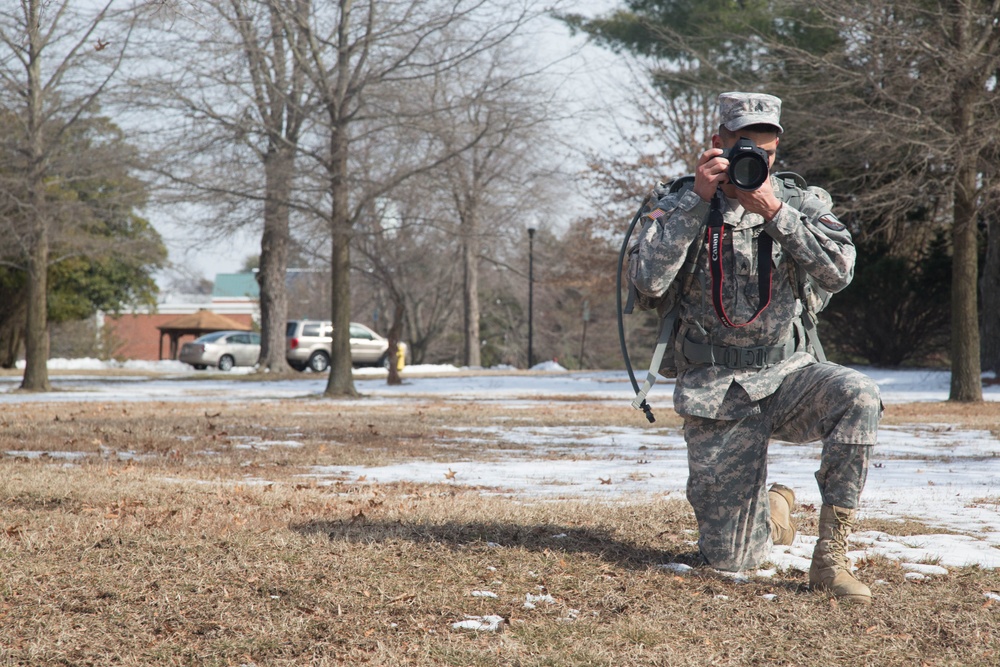 55th Signal Company ruck march