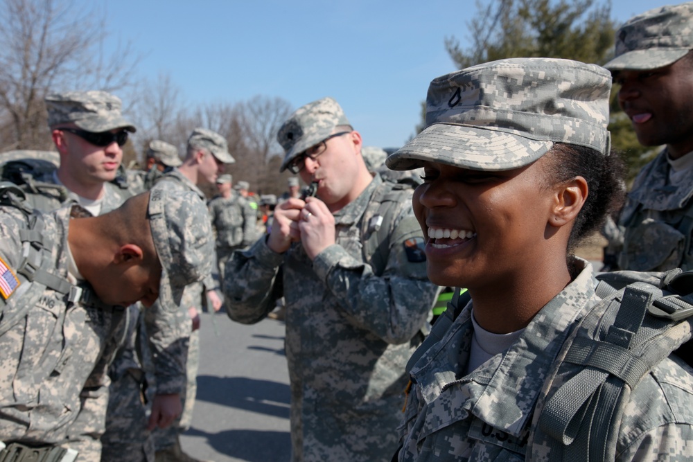 55th Signal Company (Combat Camera) ruck march