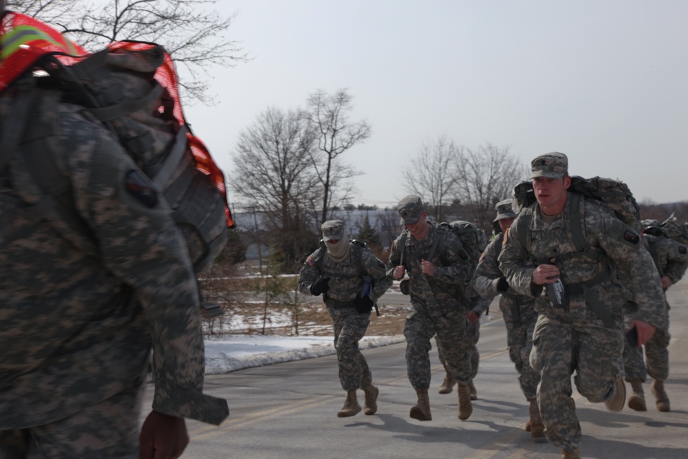 55th Signal Company (Combat Camera) ruck march