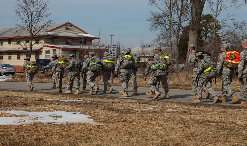 55th Signal Company (Combat Camera) ruck march