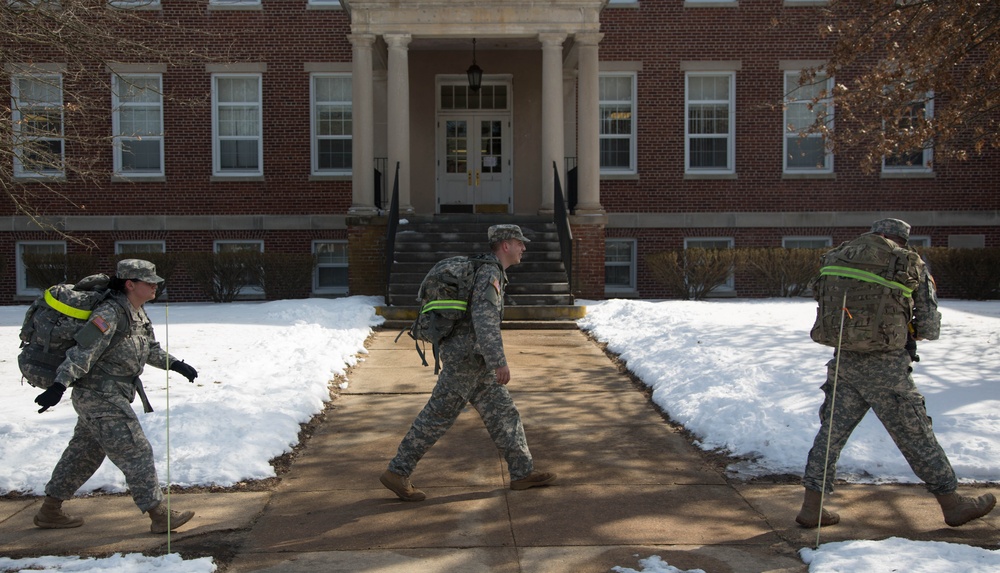 55th Signal Company (Combat Camera) road march