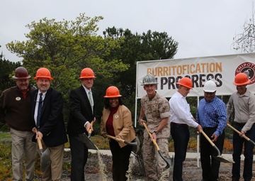 Ground-breaking ceremony for new Chipotle takes place aboard MCAS Miramar