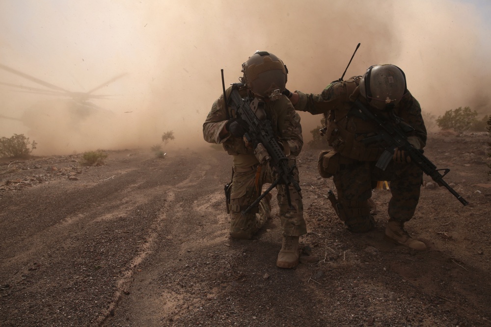 Marines, Army Special Forces execute TRAP exercise