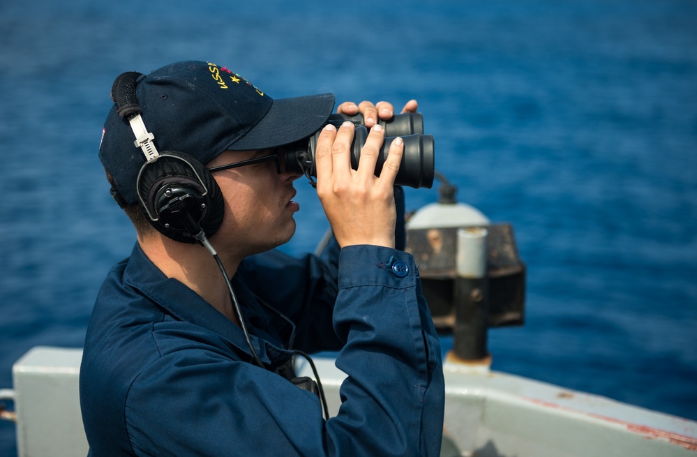 Conducting life and buoy watch