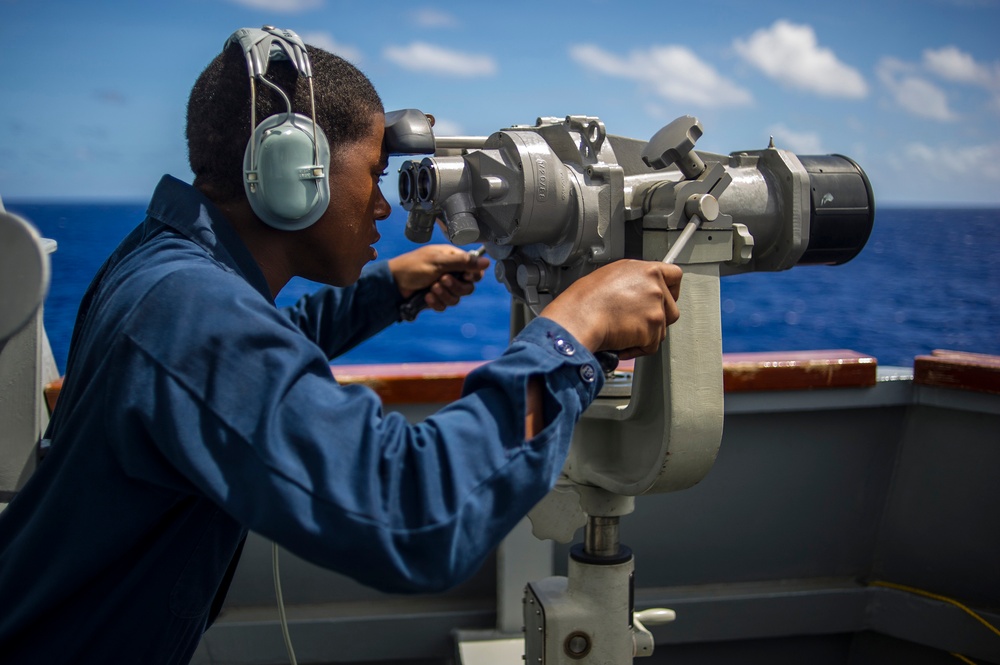 USS McCampbell operations