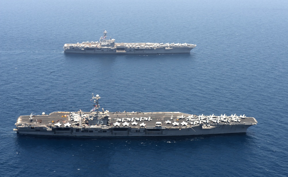 Carriers at sea