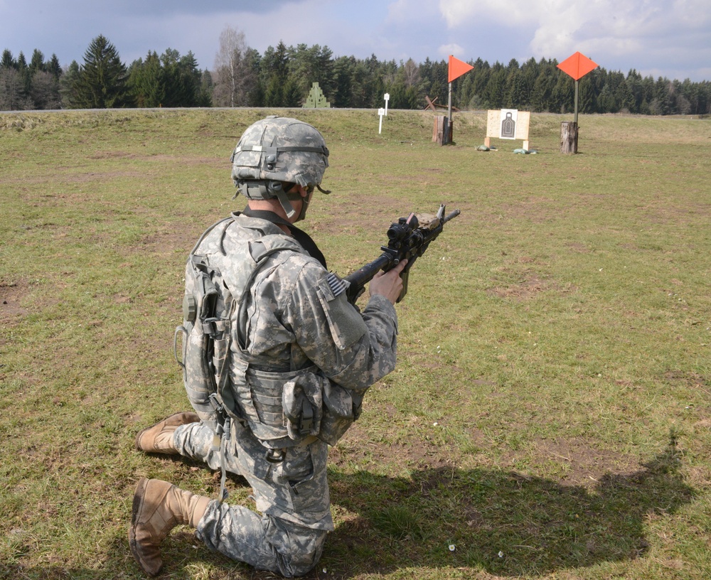 503rd Infantry Regiment, 173rd Infantry Brigade Combat Team (Airborne) live fire excercise