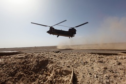 Landing zone study improves efficiency at patrol bases