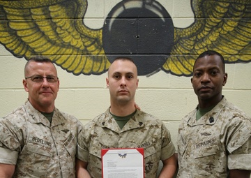 Fly by, highlighting Cherry Point's Warriors