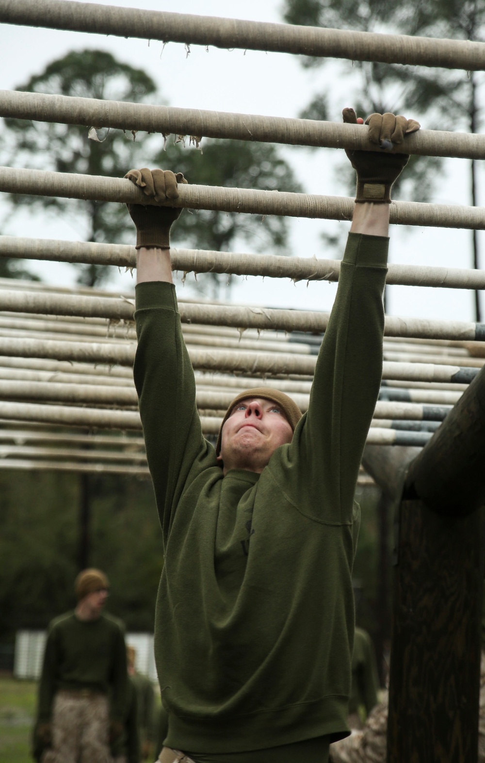 Photo Gallery: Marine recruits attempt daunting obstacles on Parris Island