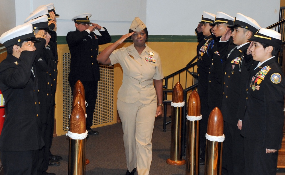 Navy Recruiting Command commander visits Hyman G. Rickover Naval Academy