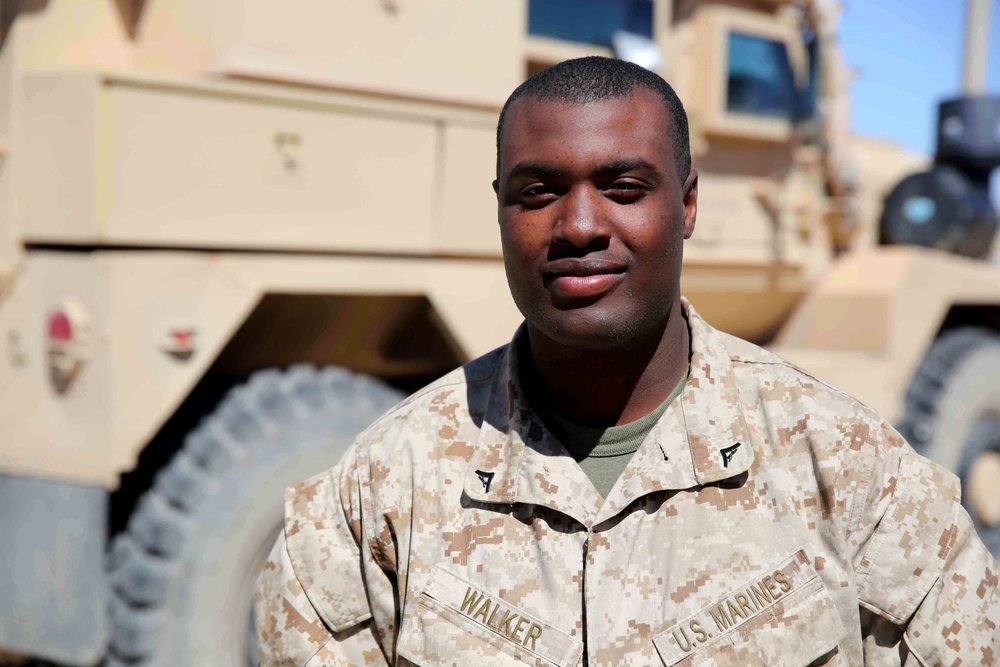 Marine infantryman becomes a father while deployed to Afghanistan