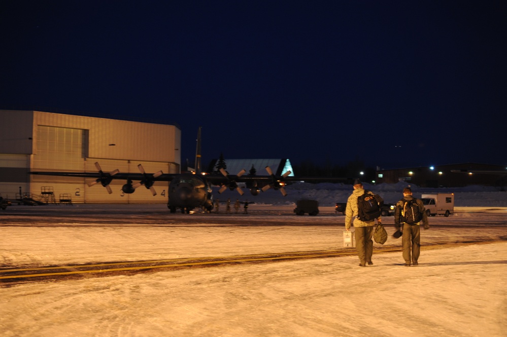 Flight line Kulis Air National Guard Base