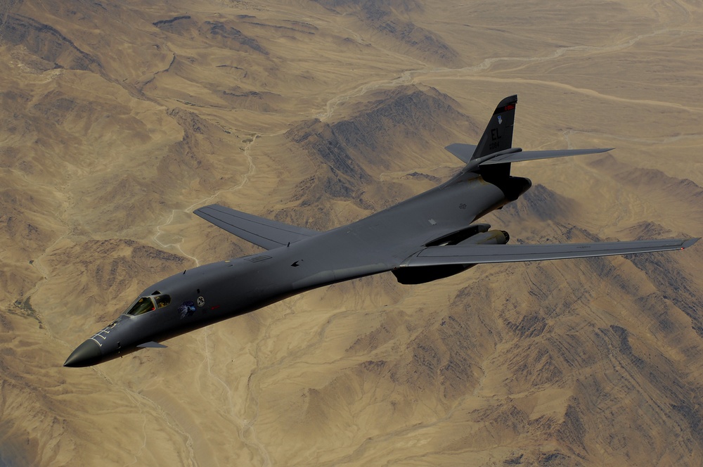 B-1B Lancer over Afghanistan