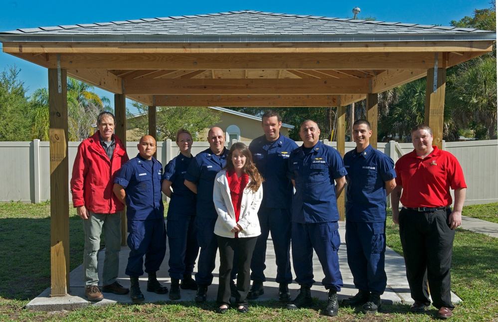 Coast Guard builds, volunteers for Salvation Army in St. Petersburg, Fla.