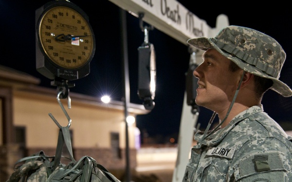 Army South Soldiers honor WWII Bataan veterans in memorial march