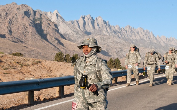 Army South Soldiers honor WWII Bataan veterans in memorial march
