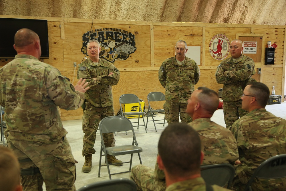 National Guard Bureau, General Frank J. Grass visits Regional Command Southwest