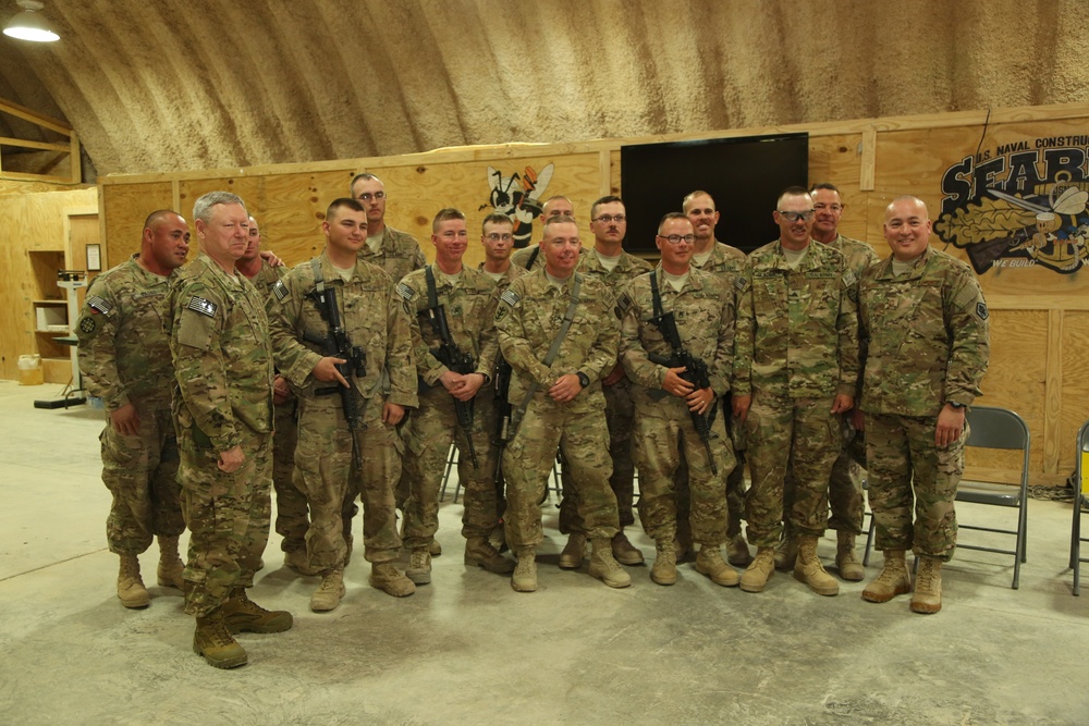 National Guard Bureau, General Frank J. Grass visits Regional Command Southwest