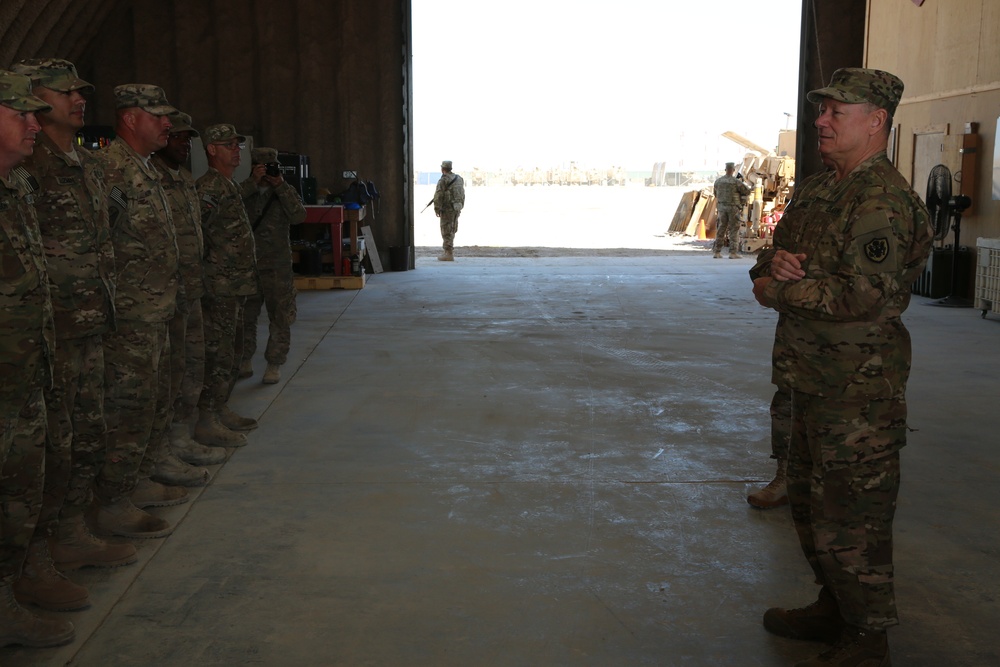 National Guard Bureau, General Frank J. Grass visits Regional Command Southwest