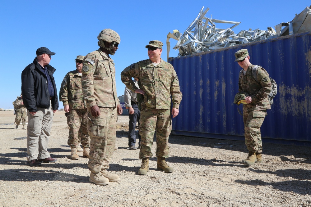 National Guard Bureau, General Frank J. Grass visits Regional Command Southwest