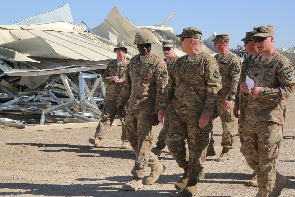 National Guard Bureau, General Frank J. Grass visits Regional Command Southwest