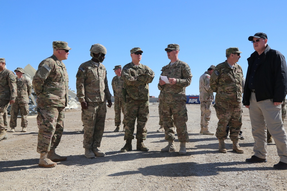 National Guard Bureau, General Frank J. Grass visits Regional Command Southwest