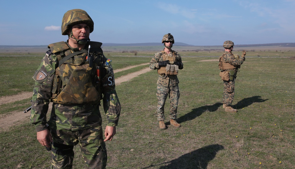 BSRF Marines train with Romanian 307th Naval Infantry Battalion