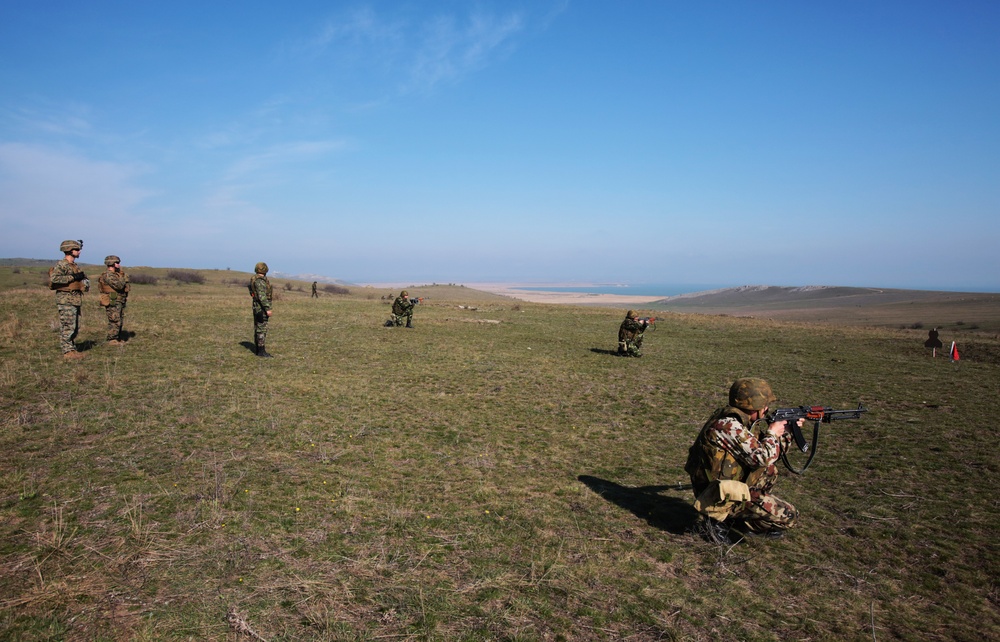 BSRF Marines train with Romanian 307th Naval Infantry Battalion