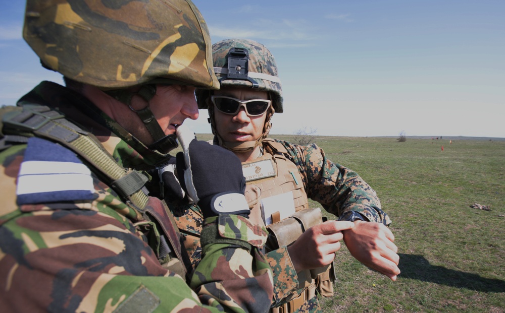 BSRF Marines train with Romanian 307th Naval Infantry Battalion