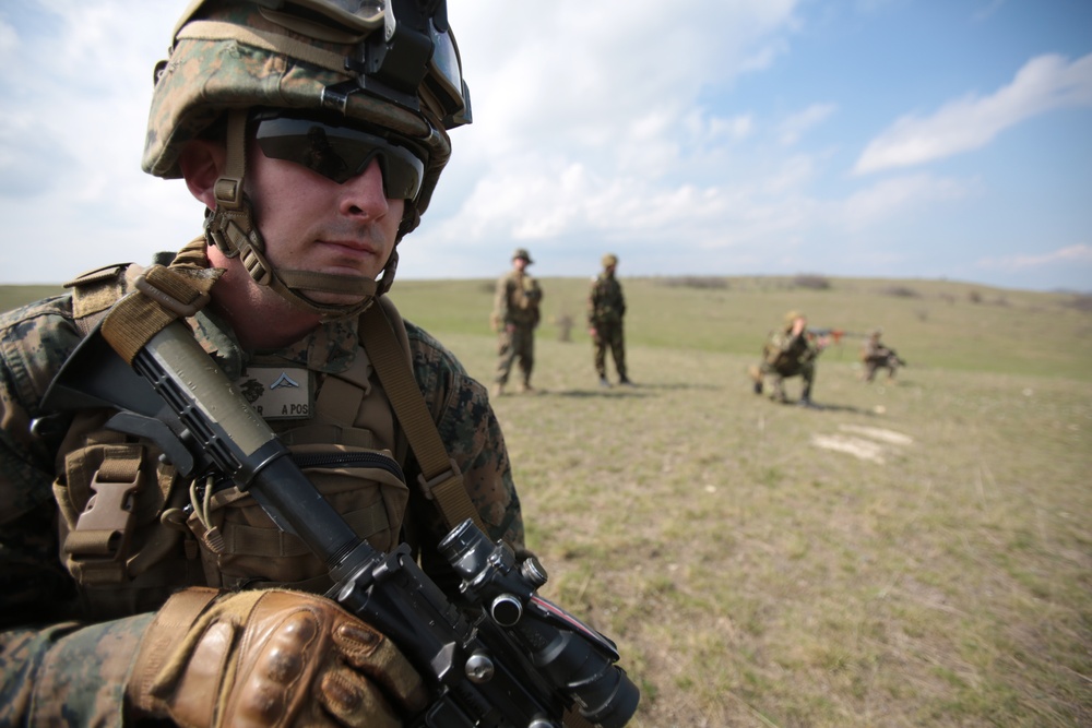 BSRF Marines train with Romanian 307th Naval Infantry Battalion