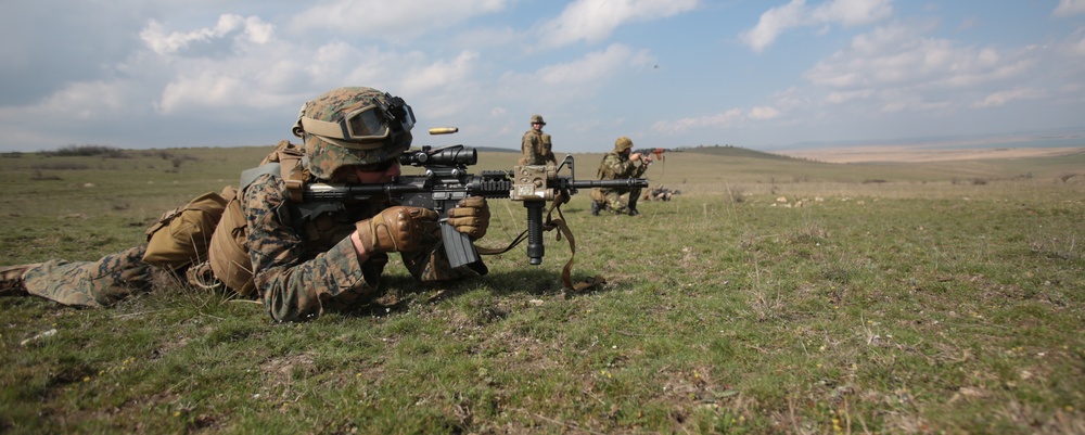 BSRF Marines train with Romanian 307th Naval Infantry Battalion