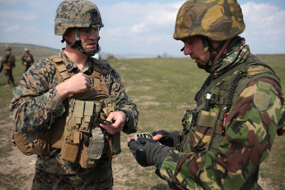 BSRF Marines train with Romanian 307th Naval Infantry Battalion