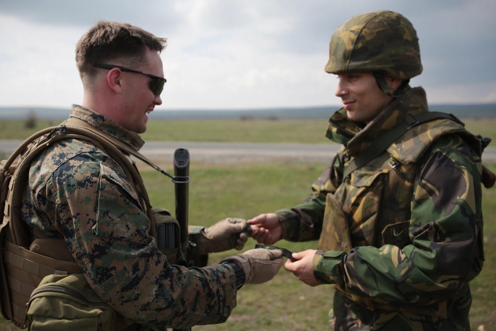 BSRF Marines train with Romanian 307th Naval Infantry Battalion