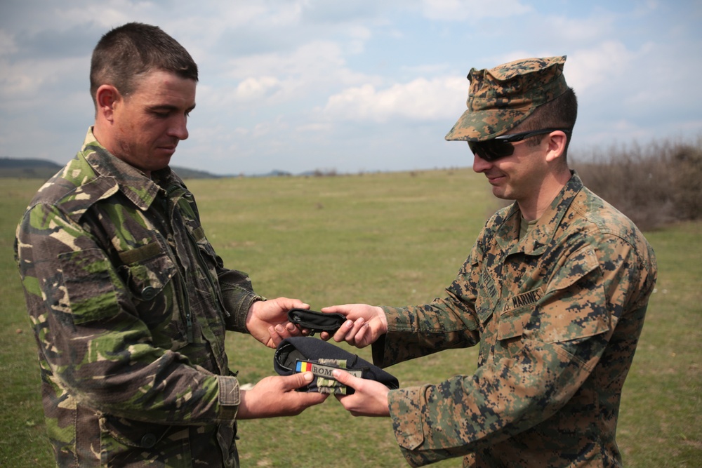 BSRF Marines train with Romanian 307th Naval Infantry Battalion