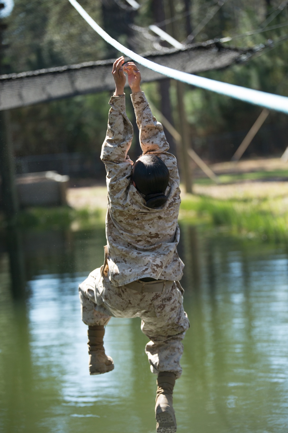 Marine recruits face challenging obstacles on Parris Island