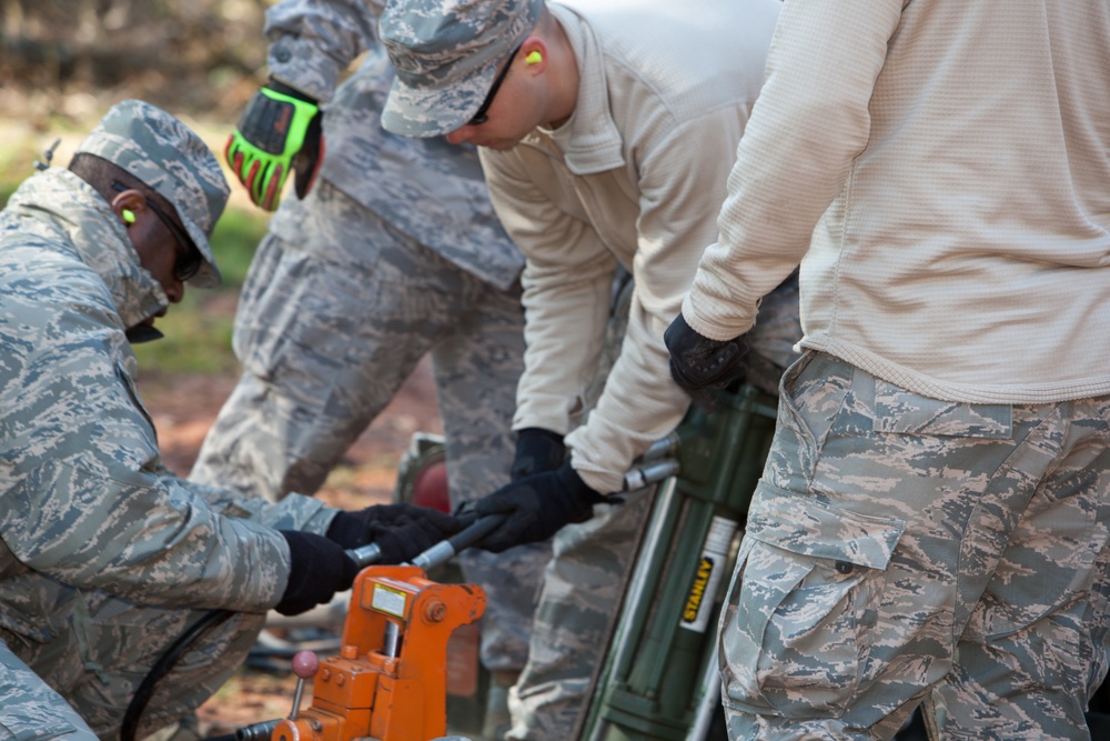 175th Civil Engineer Squadron participates in Silver Flag exercise