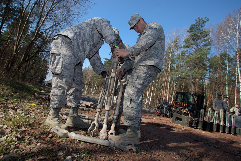 175th Civil Engineer Squadron participates in Silver Flag exercise