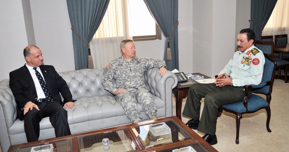 Army Gen. Frank Grass visit to Jordan