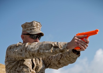 Marines train sailors to protect chaplains