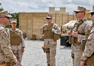 Marines train sailors to protect chaplains