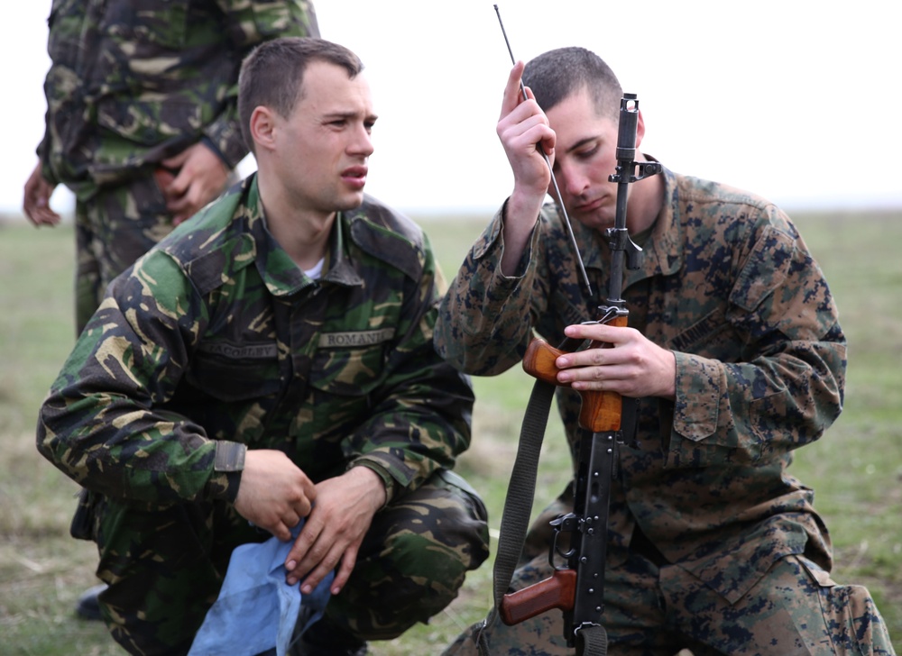 Marines and Romanians conduct first live-fire exercise of current BSRF iteration