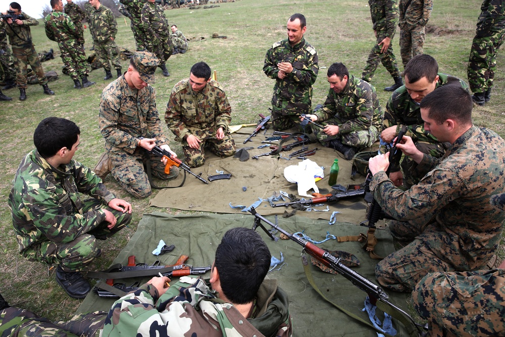 Marines and Romanians conduct first live-fire exercise of current BSRF iteration