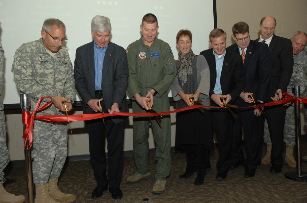 Battle Creek Air National Guard Cyber Range Ribbon Cutting