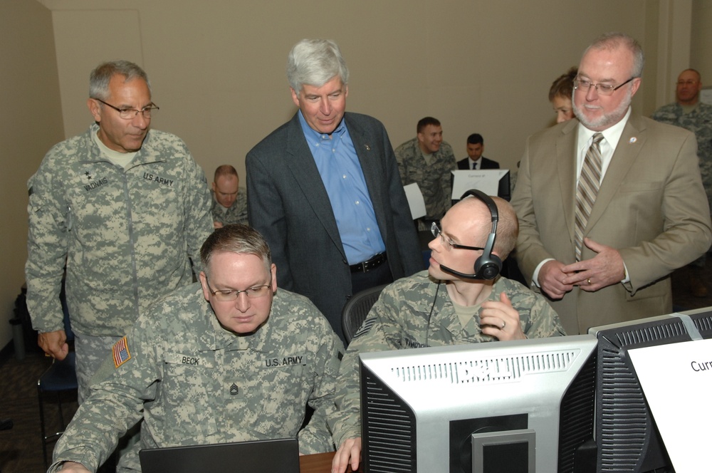 Battle Creek Air National Guard Cyber Range Ribbon Cutting