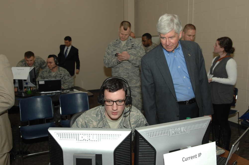 Battle Creek Air National Guard Cyber Range Ribbon Cutting