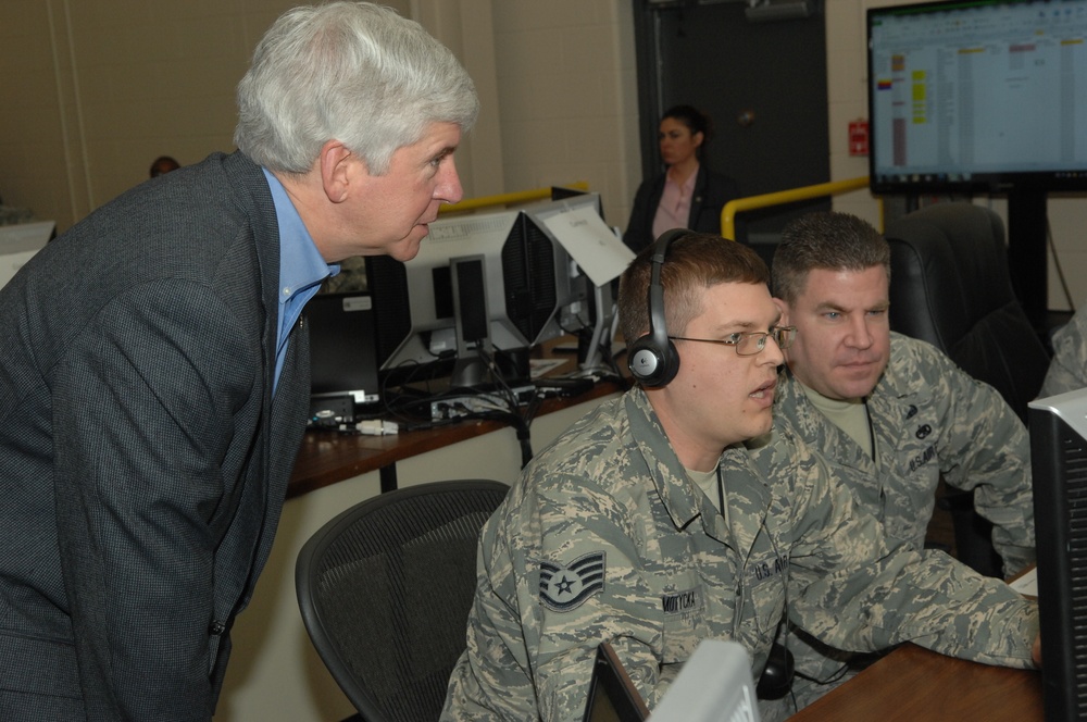 Battle Creek Air National Guard Cyber Range Ribbon Cutting