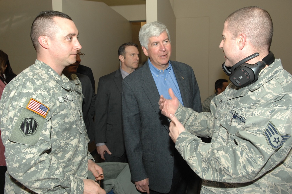 Battle Creek Air National Guard Cyber Range Ribbon Cutting