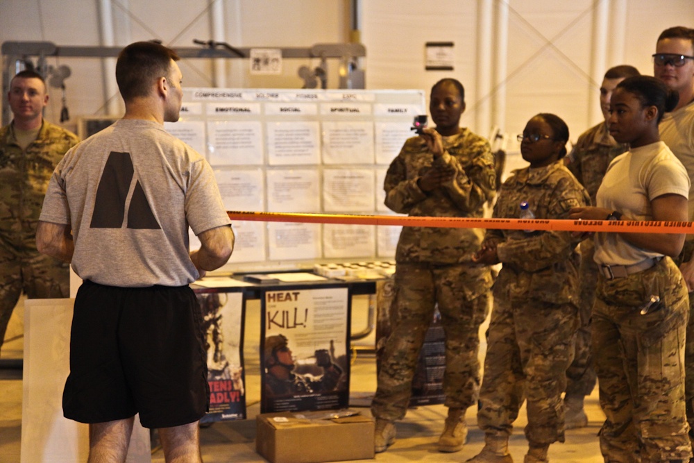 FOB Lightning's Comprehensive Soldier Fitness Expo